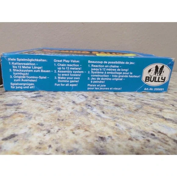 Domino Rallye Bully West Germany 1982 Glow In Dark Snap Together 92 Pieces Rare - Picture 7 of 16